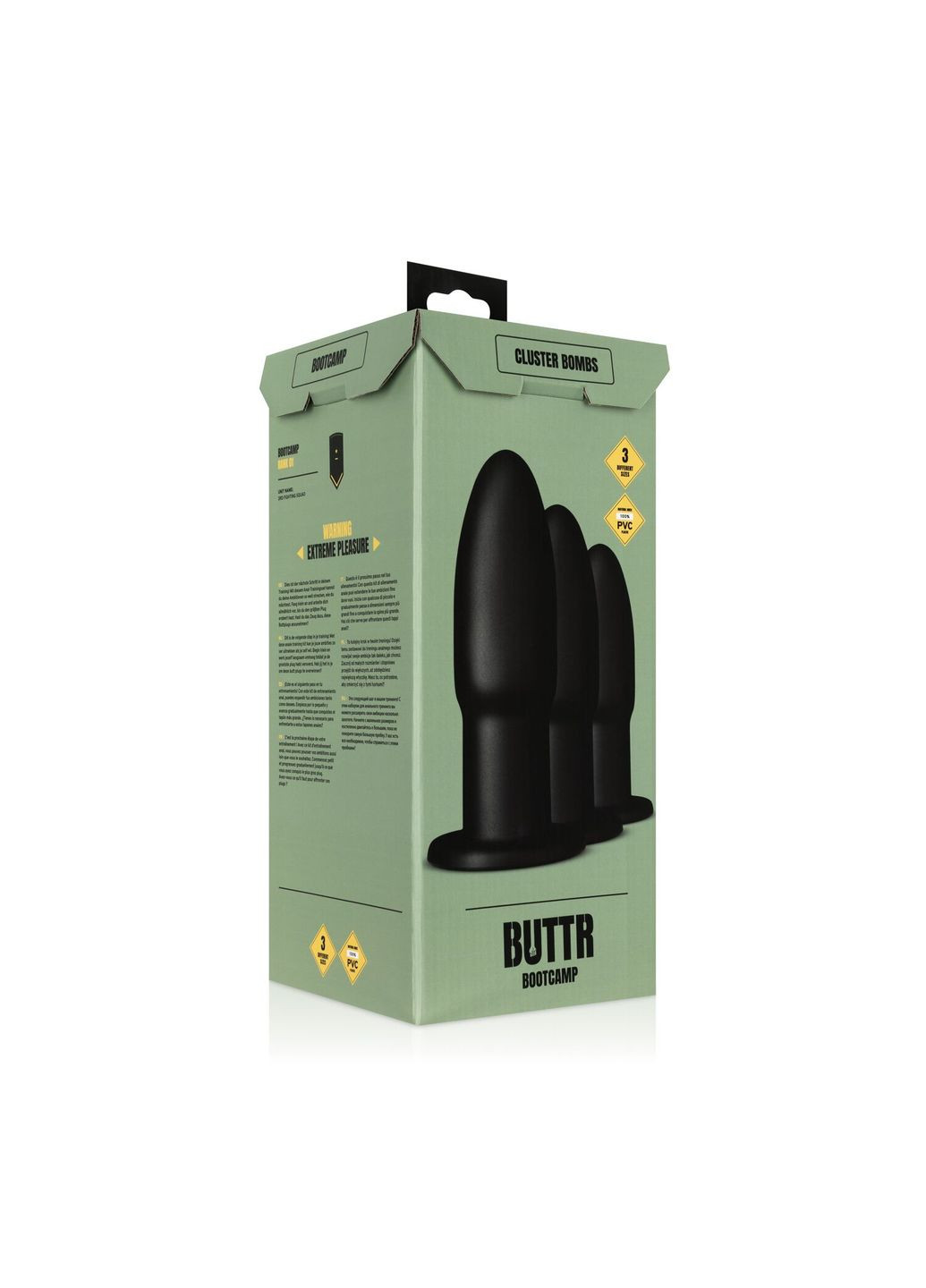 Набор анальных пробок Cluster Bombs Anal Training Set BUTTR (326601748)