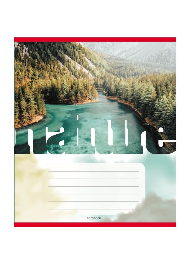 Зошит загальний "Природа" 060 610048K 4 в клітинку, 60 аркушів Leader (372467198)