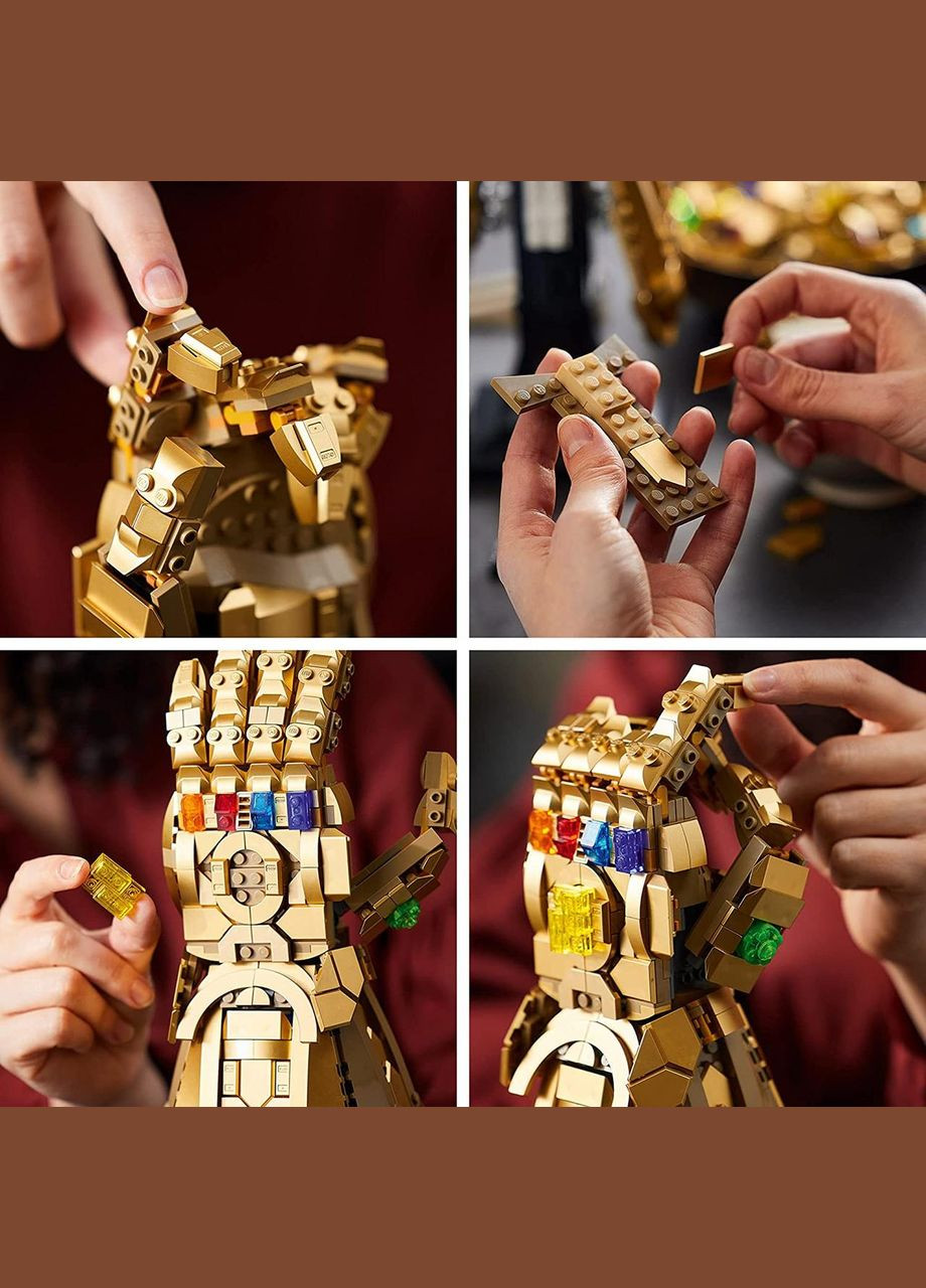 Super Heroes Перчатка бесконечности 590 деталей (76191) Lego (304055161)