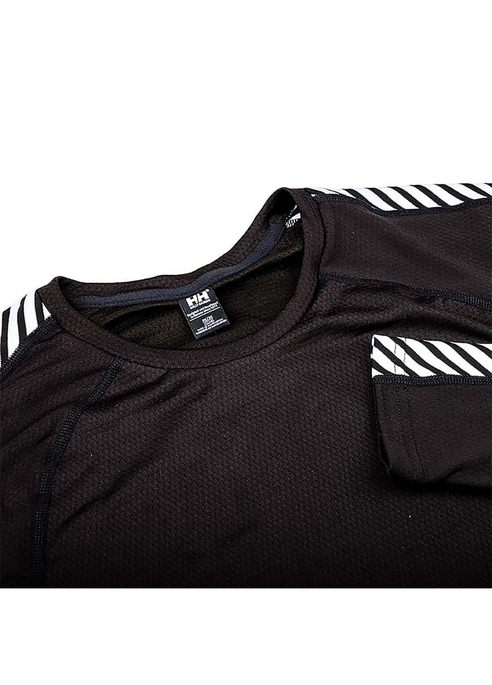 Женская Термокофта LIFA ACTIVE STRIPE CREW Черный Helly Hansen (367594219)