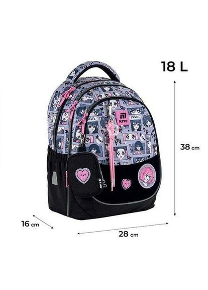 Рюкзак Education Anime Girl 18 л K25-700M-1 (1381813) Kite (368865724)