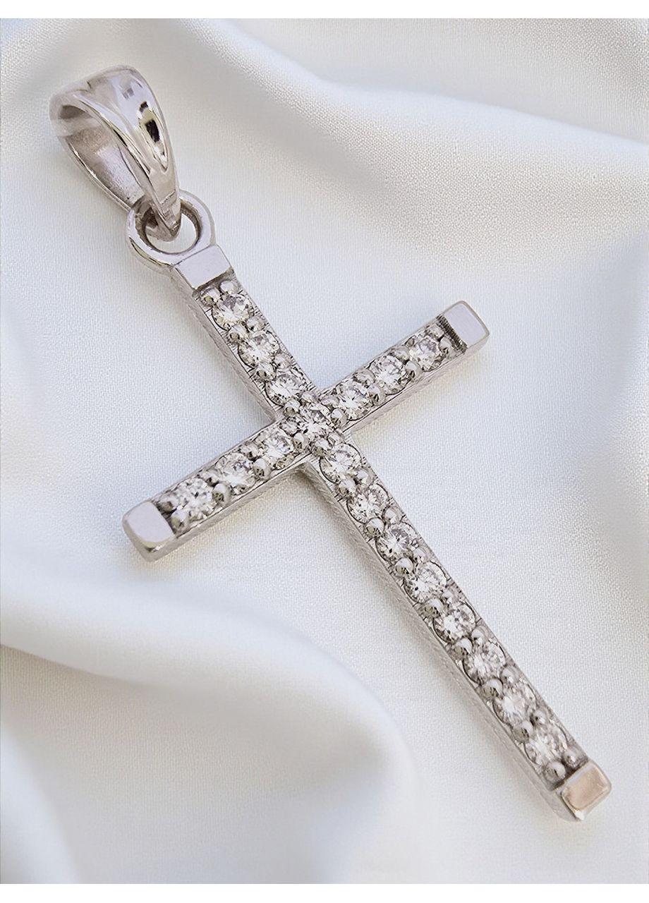 Золотой крестик с бриллиантами, 585 пробы. SOVA jewelry house (365268284)