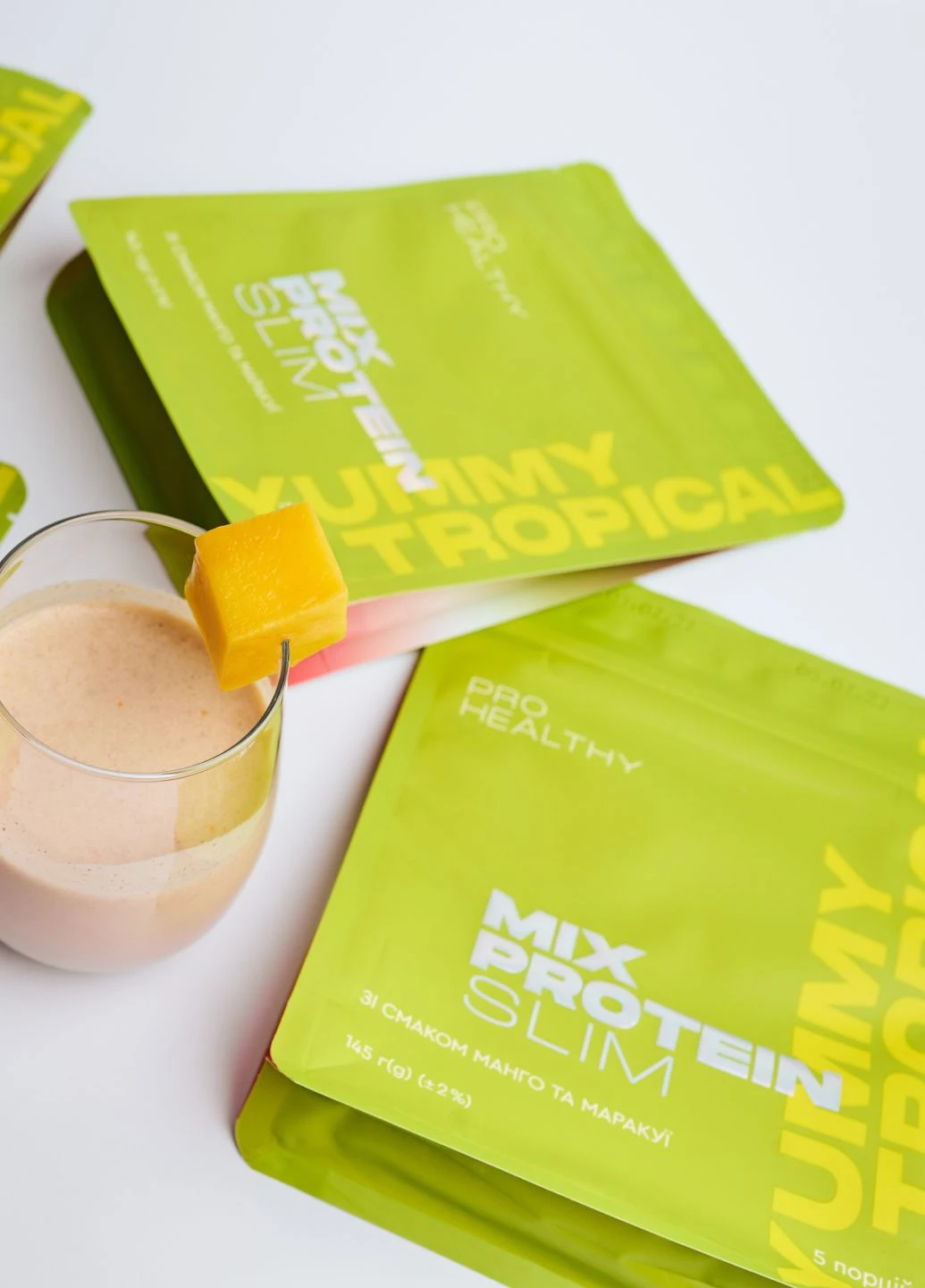 Протеиновый коктейль со вкусом манго и маракуйи для снижения веса Mix Protein Control Yummy Tropical PRO HEALTHY (145 г) CHOICE (362050675)