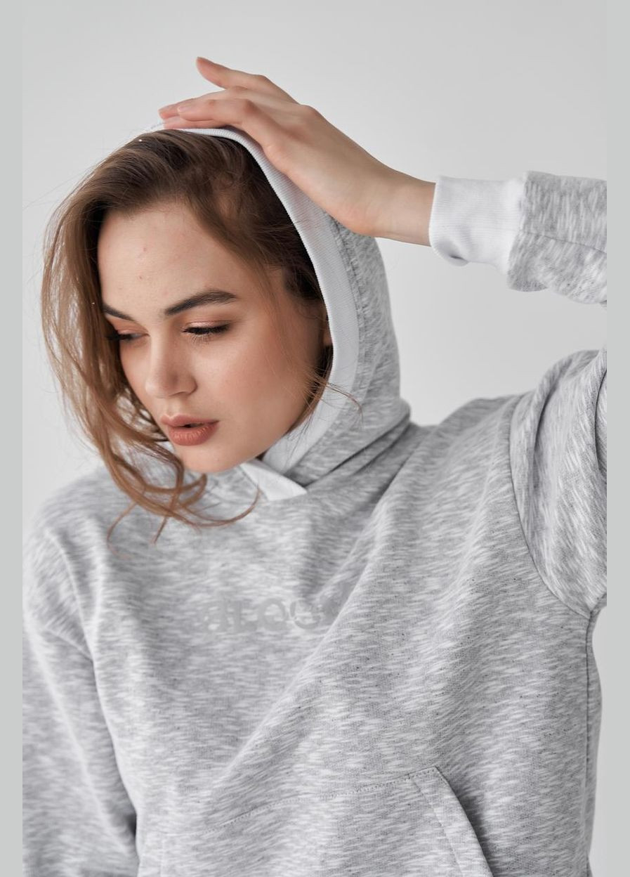 Комбінований худі жіноче з капюшоном (петля) меланж (м20.3) UMON (316680889)