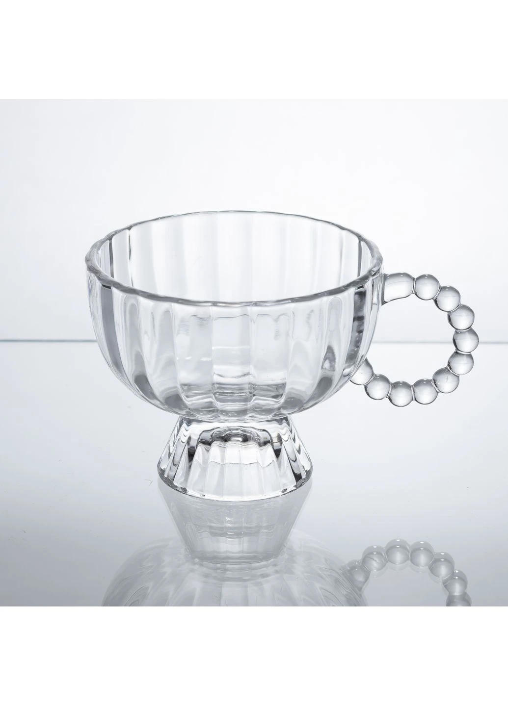 Набор креманок на ножке Sundae Dish 2 штуки по 300 мл с ручкой Yiwu (390384926)