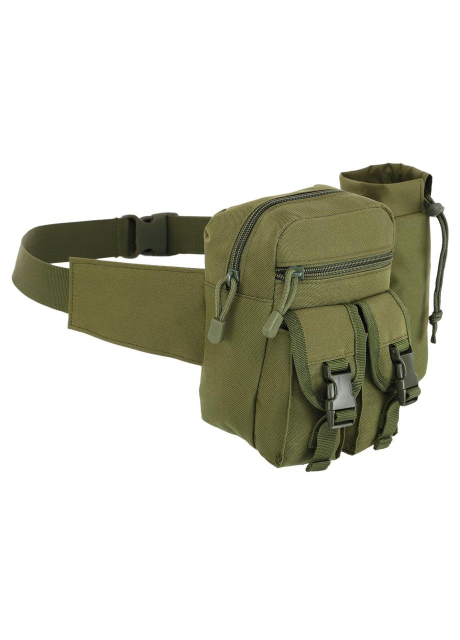 Сумка тактическая на пояс (нейлон, оксфорд 900D, р-р 19х16х9см, Оливковый) (ZK-5512_Оливковый) SP-Sport (361438748)