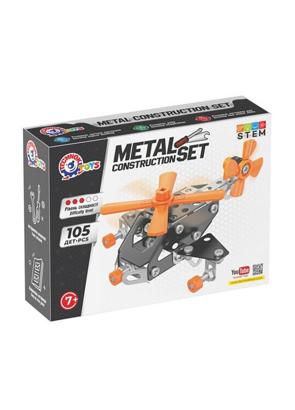Детский металлический конструктор 0143TXK 105 деталей Toysi (370978144)