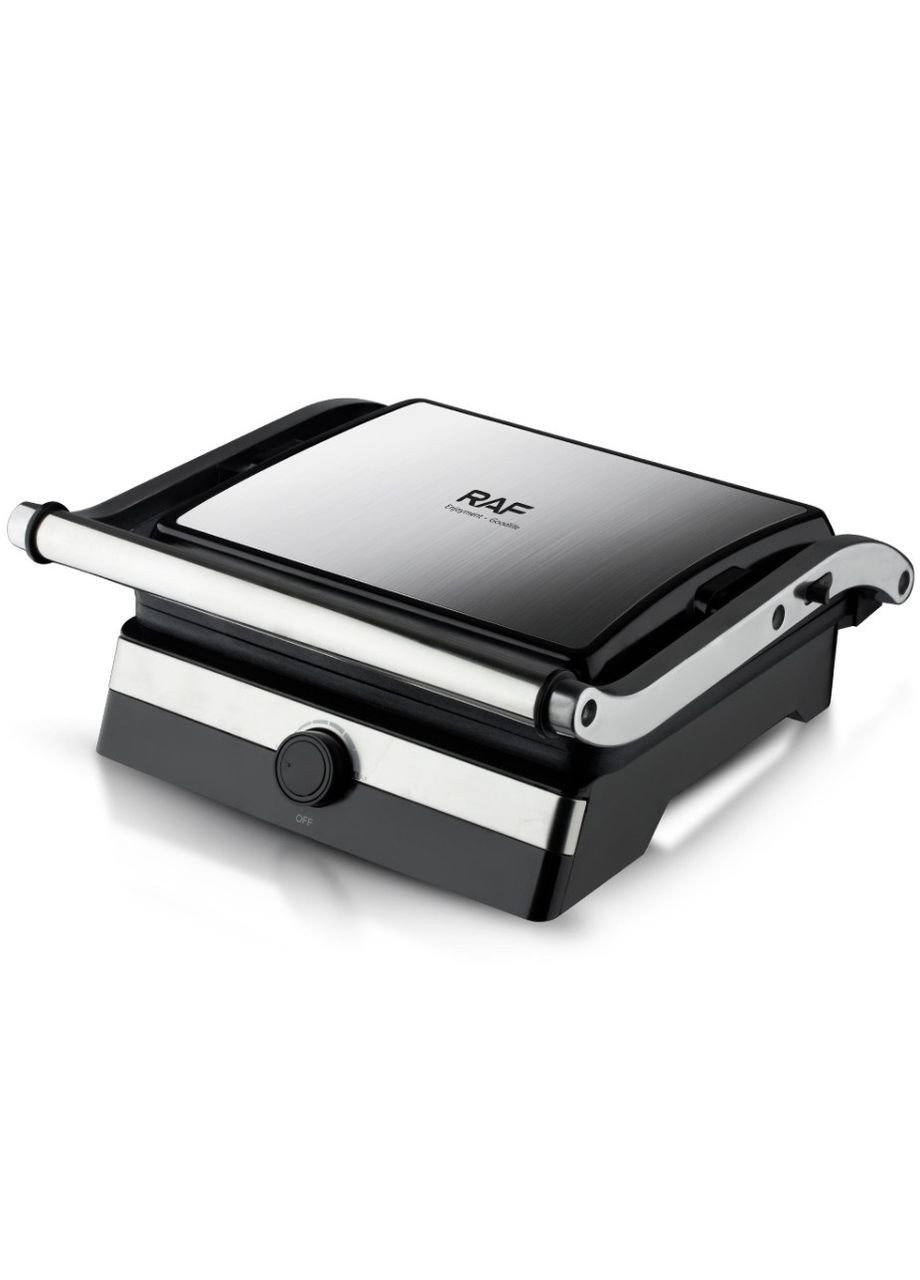 Притискний контактний гриль R.542 з антипригарним покриттям 2000 Вт RAF (297332171)