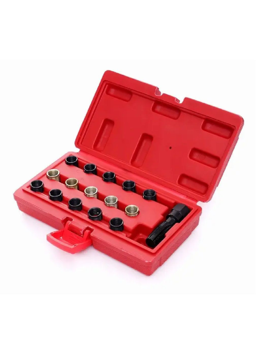 Набір інструментів у пластиковому кейсі для ремонту та відновлення різьблення свічок запалювання 16 елементів (481510-Prob) Unbranded (362473980)