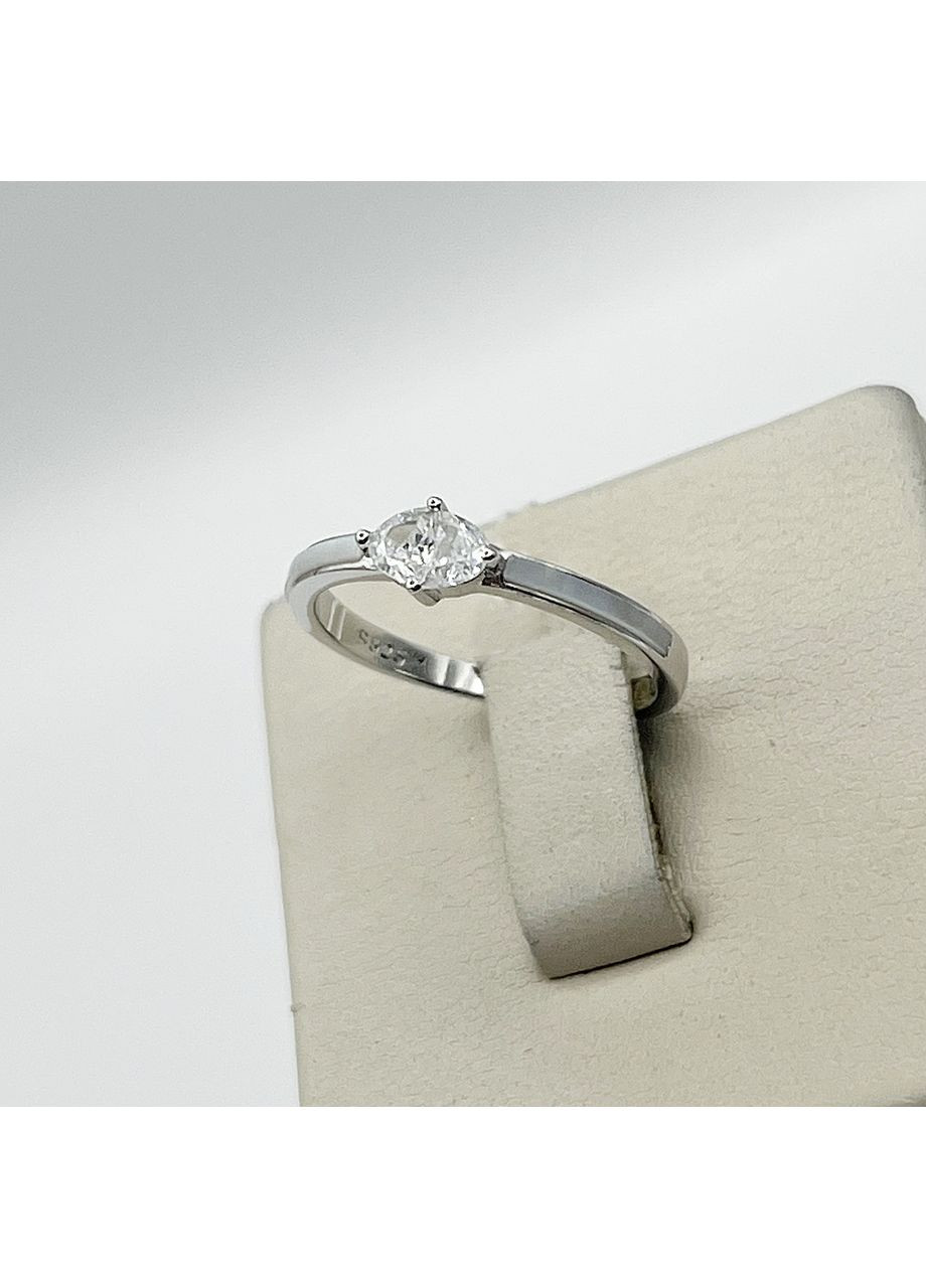 Каблучка срібна з перламутром 17,5 1,74 г No Brand (370142634)