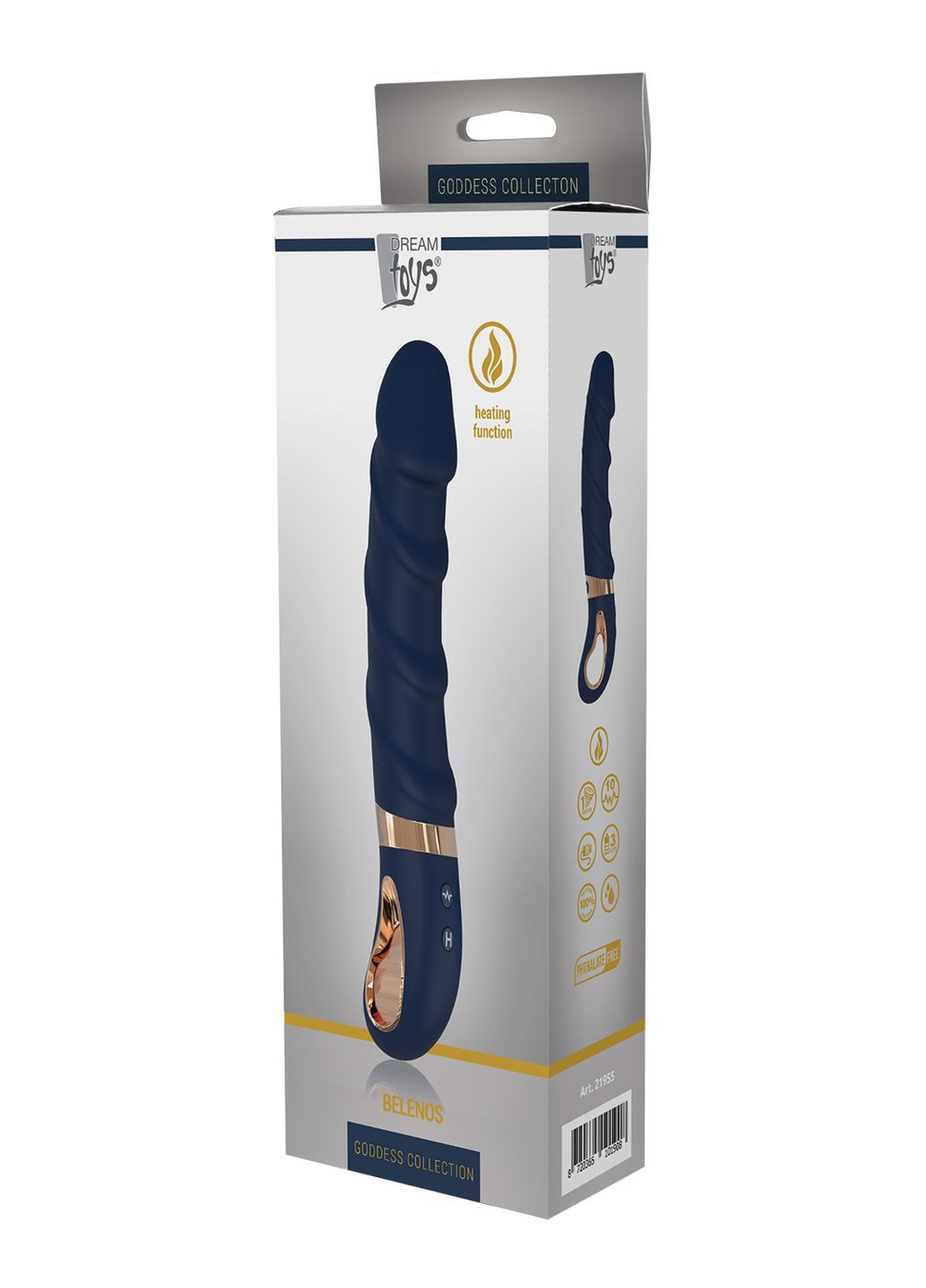 Вібратор з функцією нагріву GODDESS COLLECTION BELENOS Dream Toys (331168747)