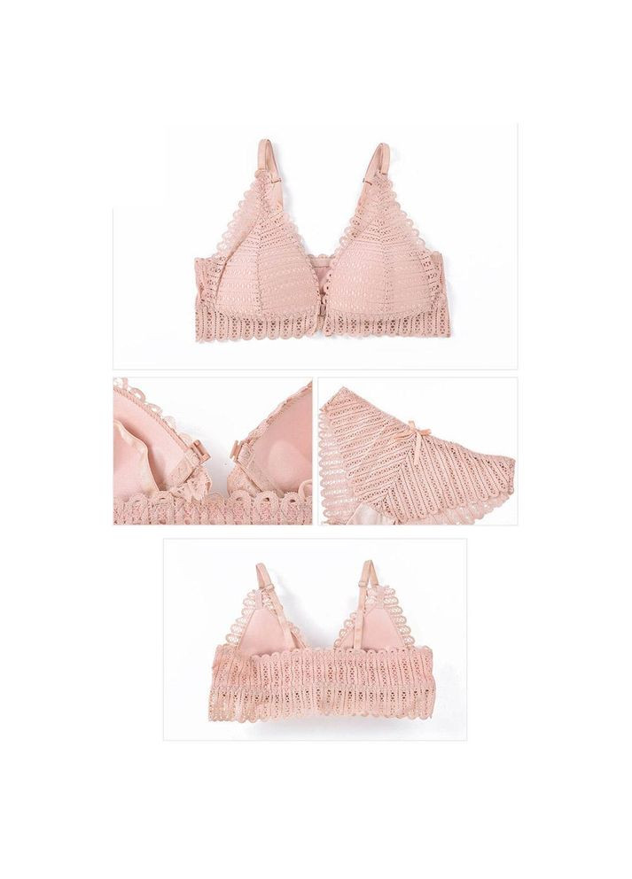 Бежевый комплект белья «легкое облако» No Brand