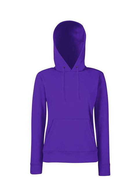 Толстовка женская Classic hooded sweat Фиолетовый (0620380PEM) Fruit of the Loom (311607783)