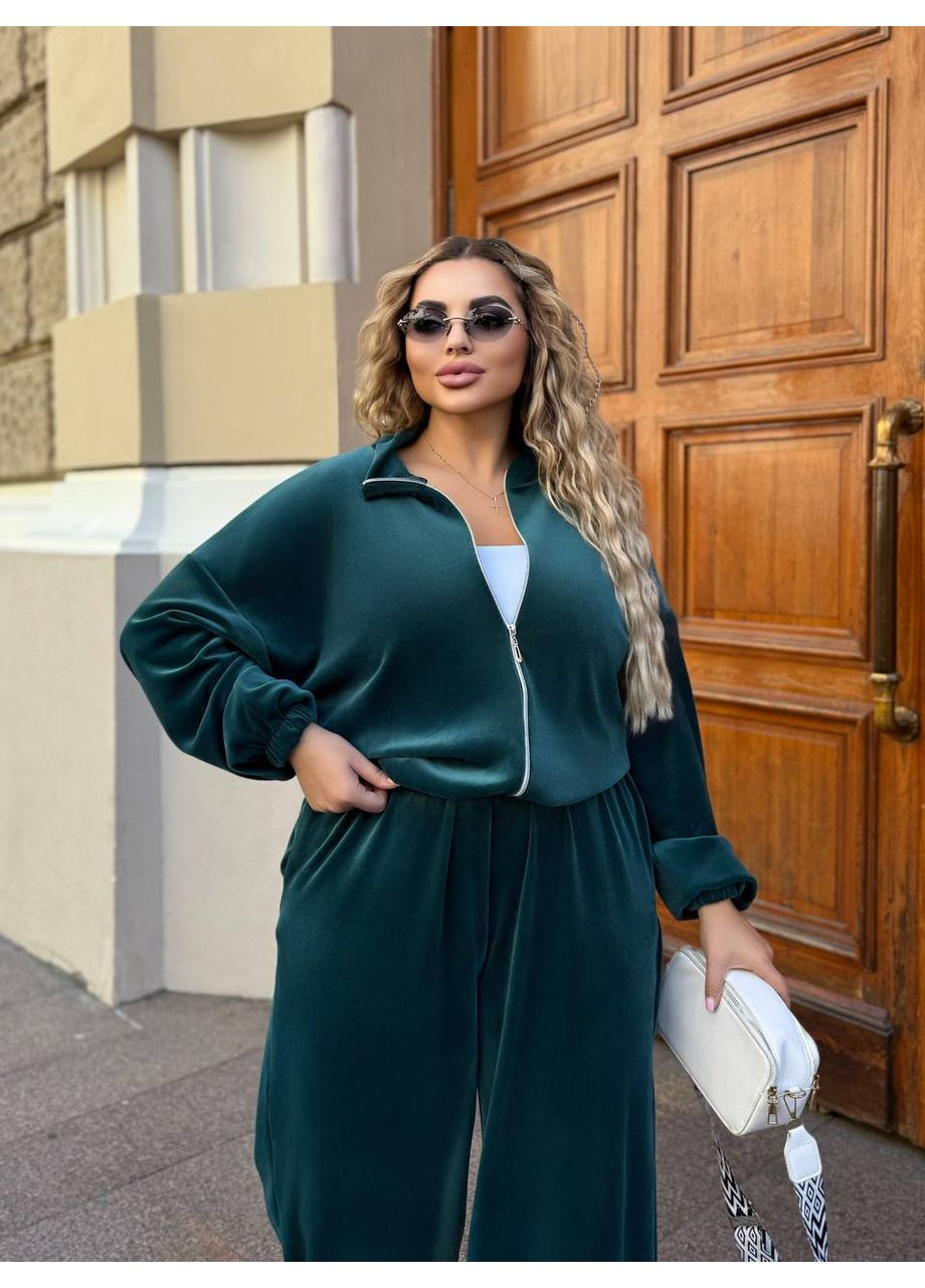 Стильный костюм-двойка из велюра 🔥 (ЗАМЕР В ОПИСАНИИ) GD/GL Модний простір (366438993)