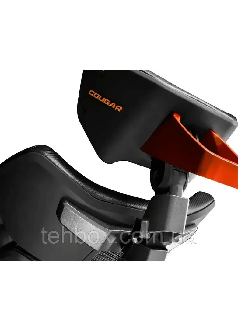 Игровое кресло, кожзам Hyper-Dura, каркас из армированного волокна (PAFRP), черный Cougar (387339312)