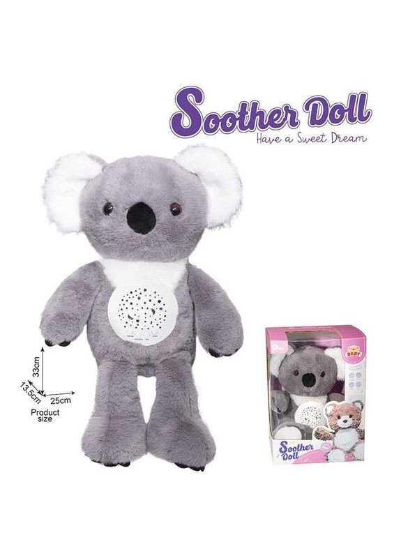 Нічник KC 6 (24/2) "Коала", мелодії, звуки, підсвічування, регулювання гучності, проєктор зоряного неба, в коробці China 178952 (367854075)