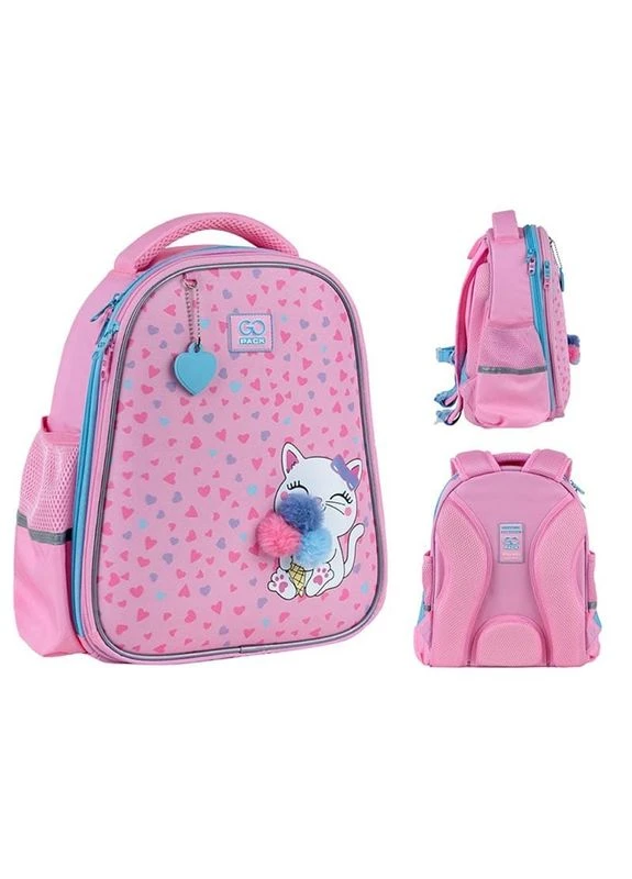 Школьный полукаркасный рюкзак Education 165S Fluffy Kitten 12л (GO25-165S-2) GoPack (335406354)