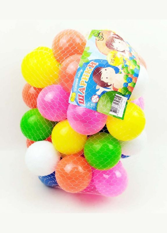 Кульки для сухих басейнів 16210, 70 мм Mtoys (364960571)