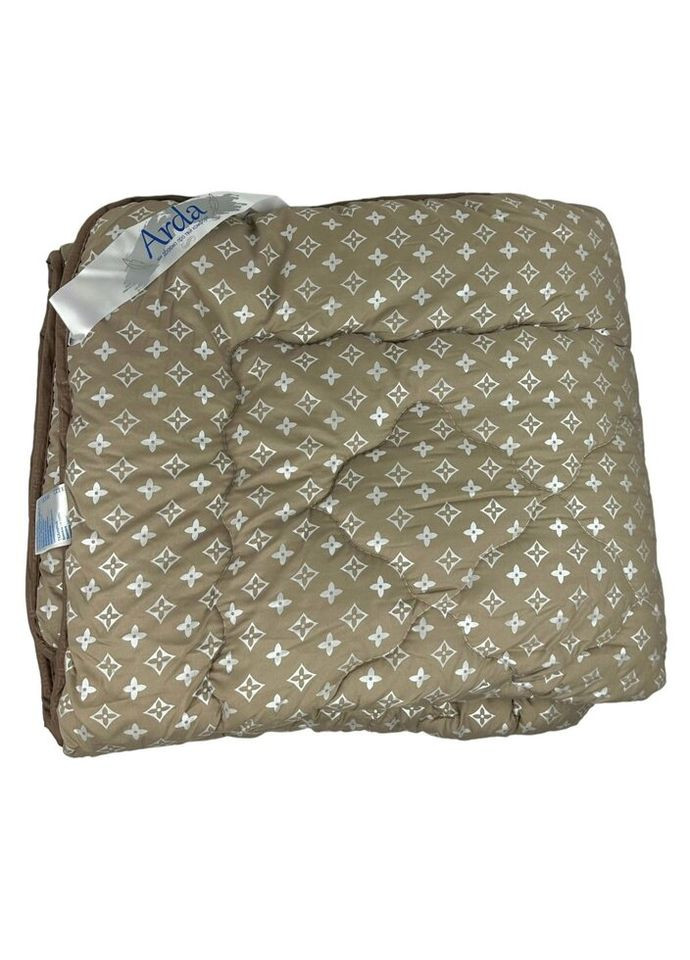 Ковдра євро закрита Ромб 20394 195х215 см бежева Arda (335584894)