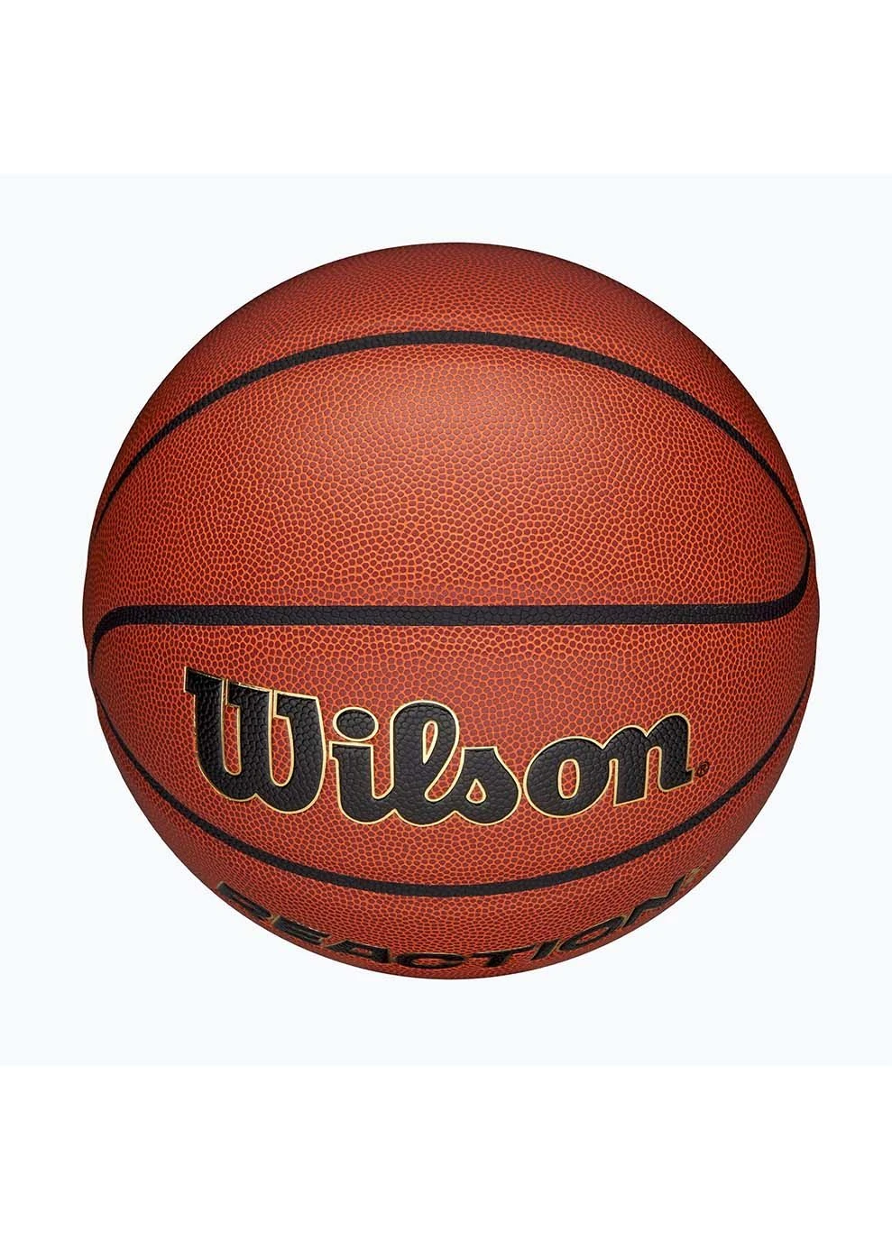 Мяч баскетбольный REACTION Pro size 7 Коричневый Wilson (395615891)