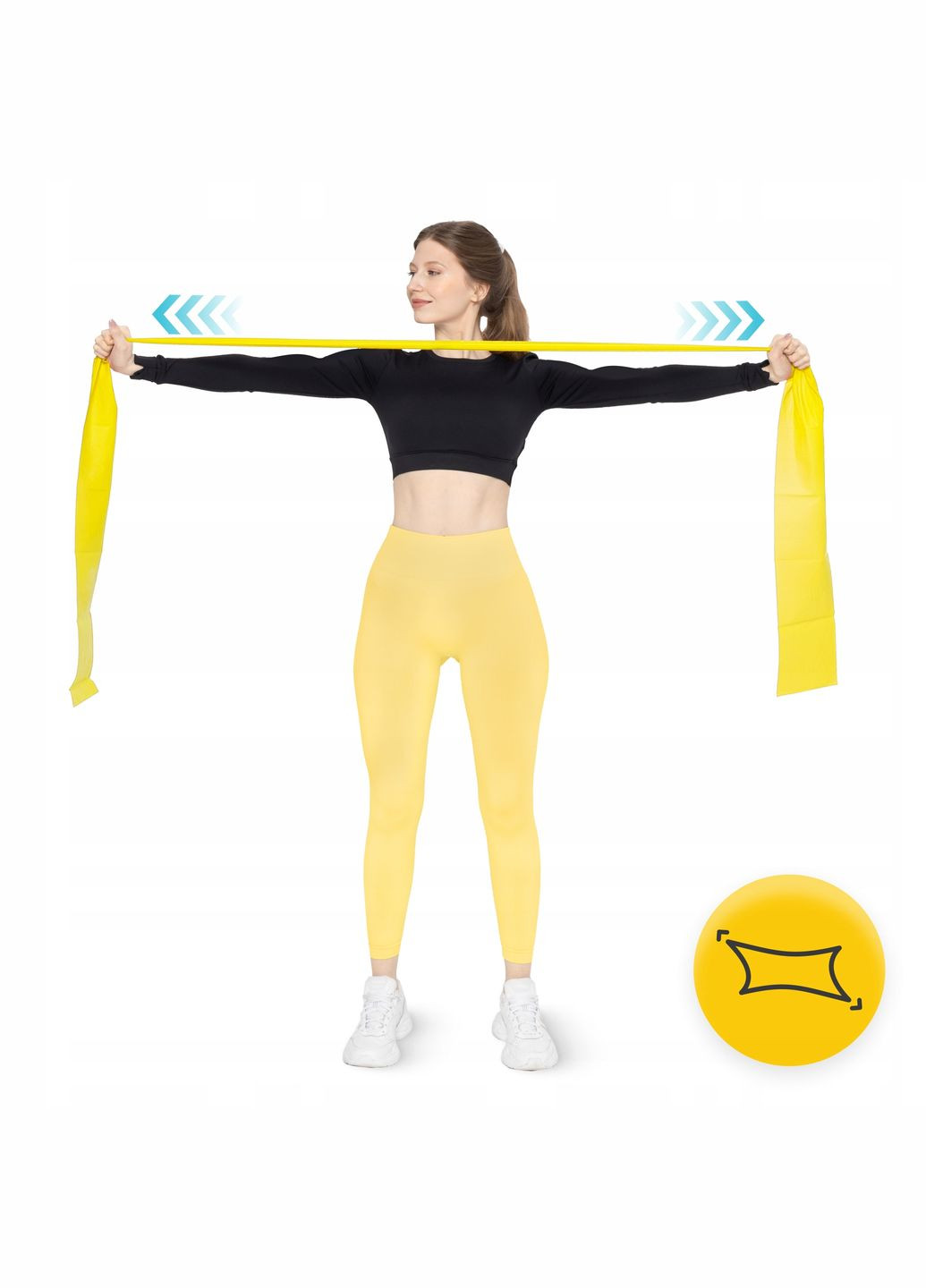 Набор ленточных эспандеров для спорта и реабилитации Flat Band 200 х 15 см 1-15 кг 5 шт Mix () 4FIZJO P-5907222931127 (275653995)