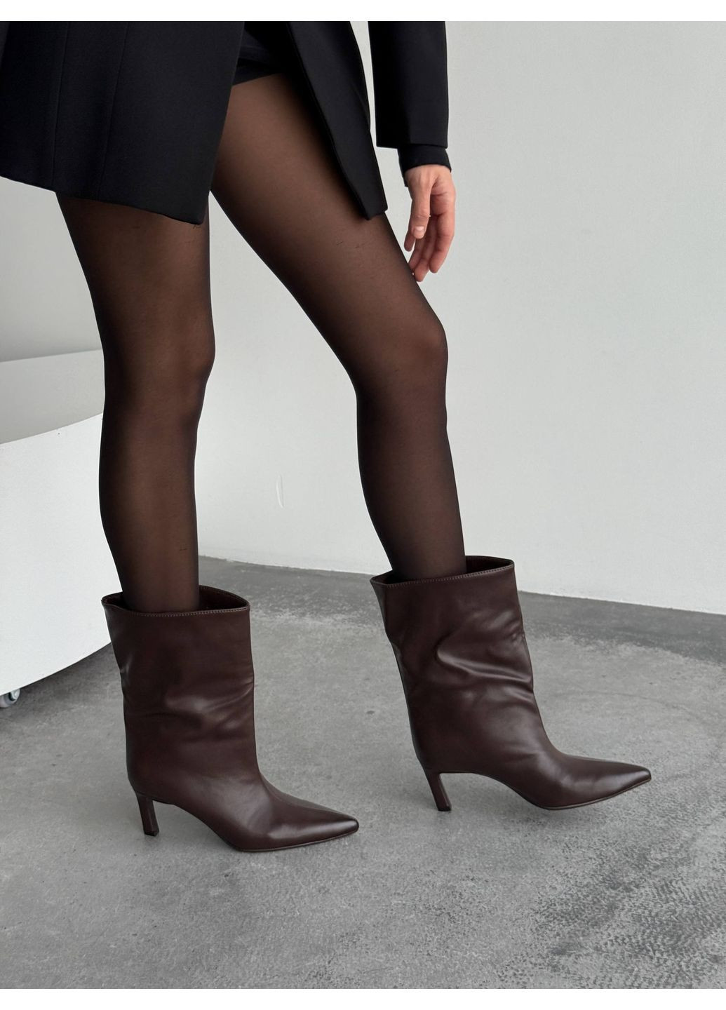 Коричневые демисезонная демисезонные ботильоны Helen