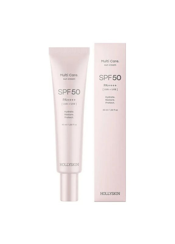 Сонцезахисний крем для обличчя Multi Care SPF 50, 40 мл Hollyskin (356603719)