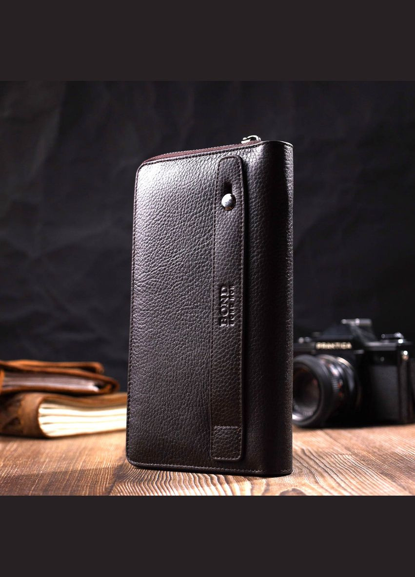 Клатч мужской с одним отделением из натуральной кожи 22032 Bond (329195055)