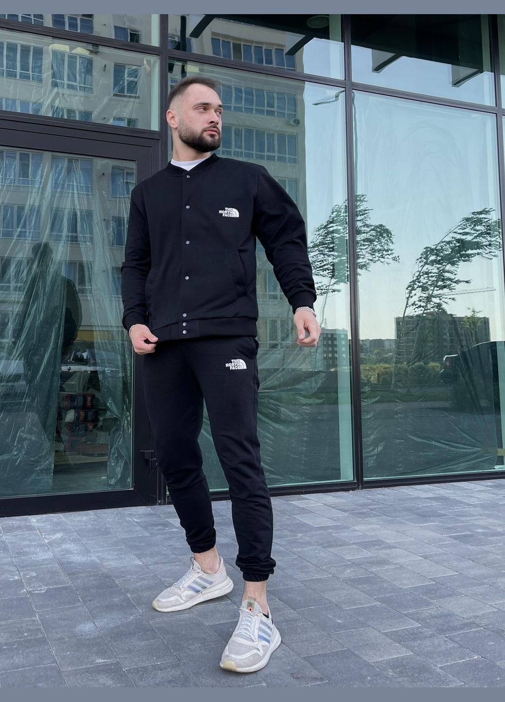 Мужской спортивный костюм (весна/лето/осень) No Brand (319307733)