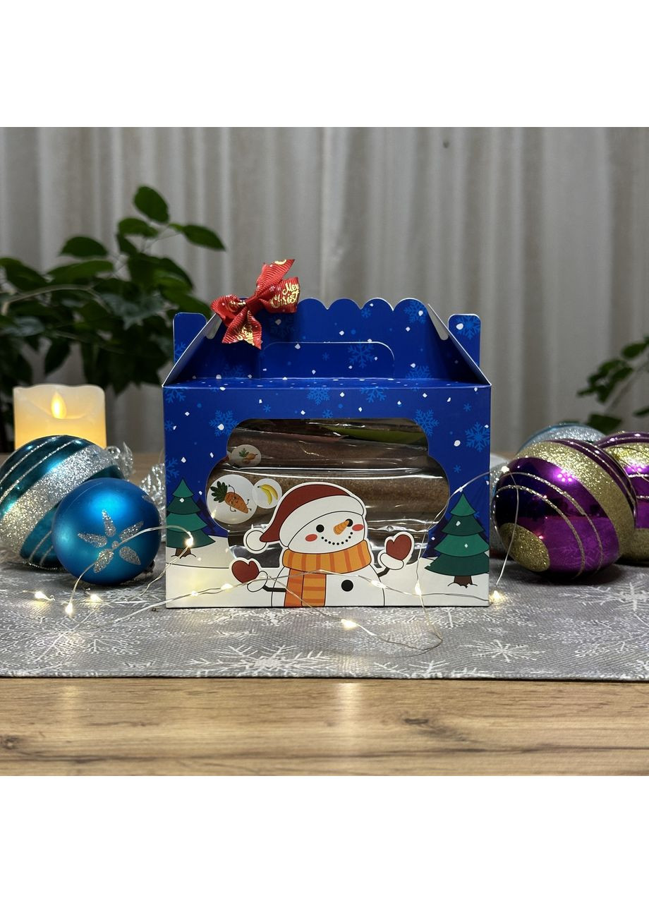 Подарунковий набір пастили "Казка зимових свят" - 20 фруктово-ягідних смаків (350 г) + йогуртові карамельки (100 г) No Brand (369975095)