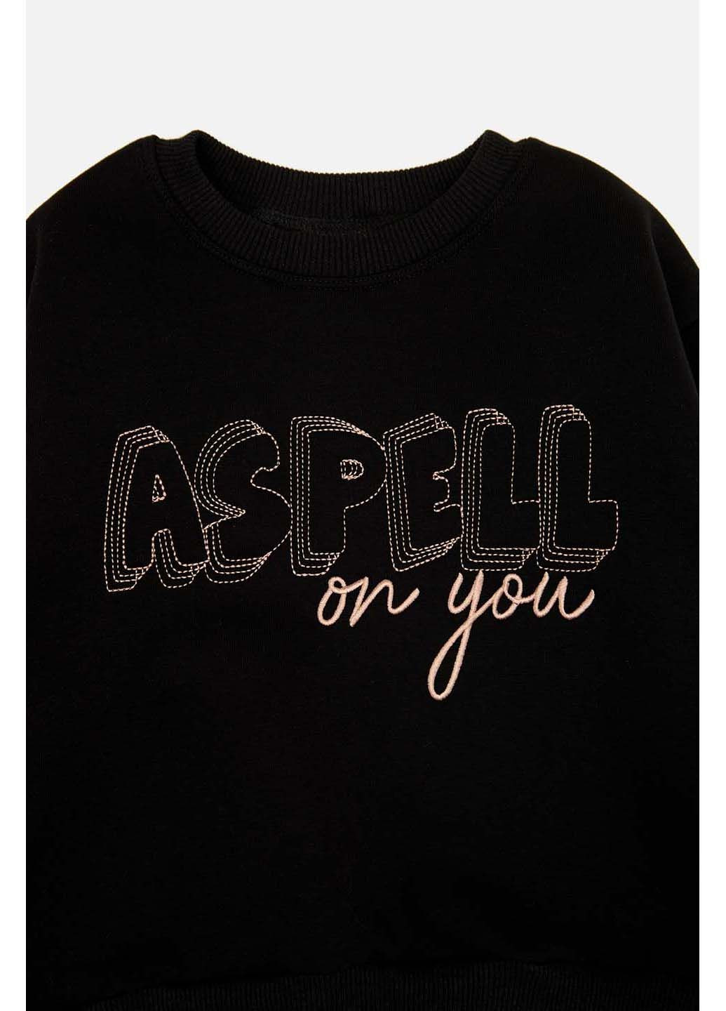 First Kids світшот чорний футер