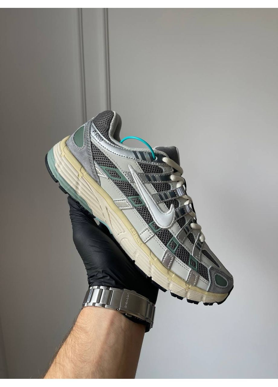 Серые демисезонные кроссовки мужские и женские nike p-6000 gray | найк п-6000 серые No Brand