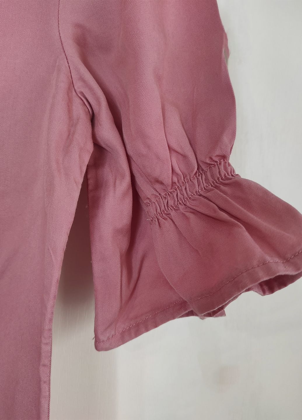 Рожева літня блуза короткий рукав з ліоцелу Esmara