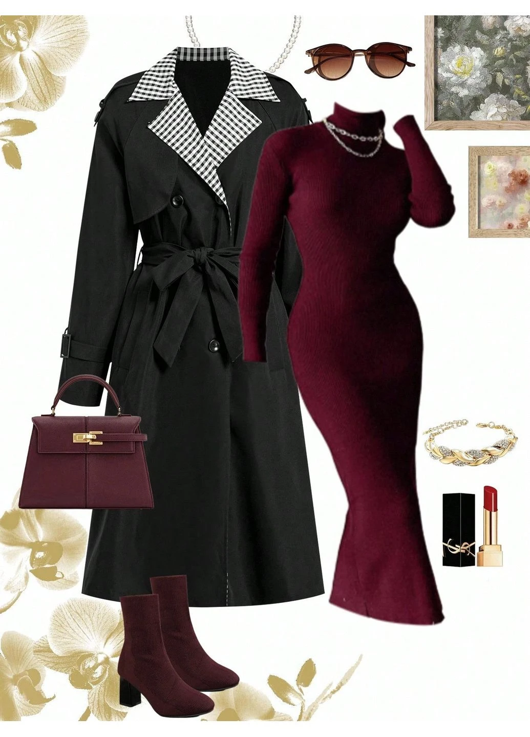 Тренч SHEIN демисезон (382585037)