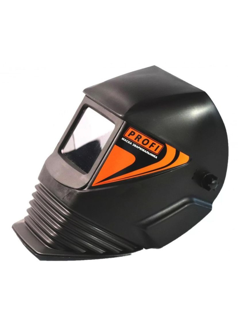 Маска зварювальна (110х90 мм) чорний пластикове скло (24773) Profi (316645721)
