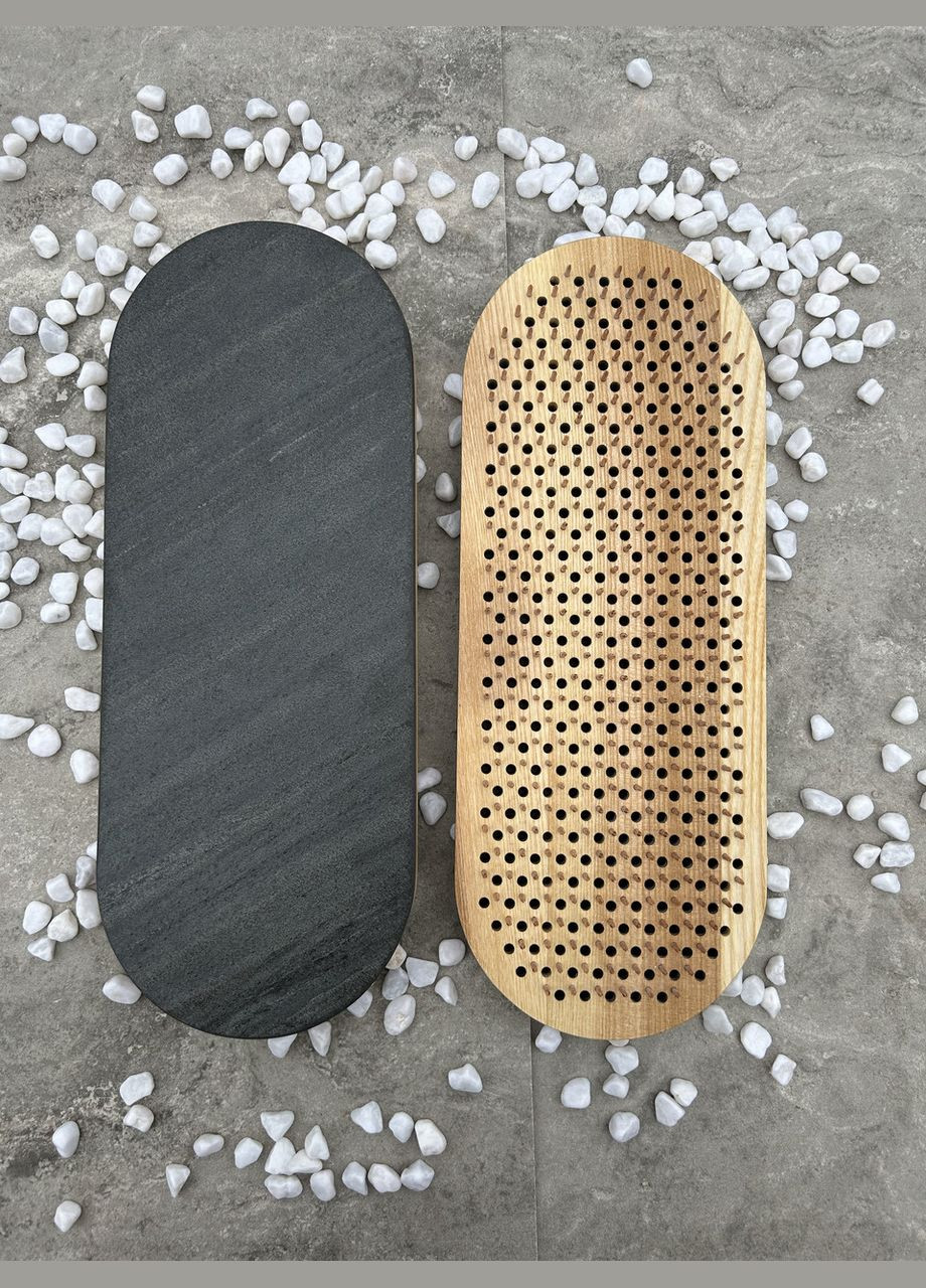 Дошка Садху з мідними цвяхами та каменем. Handmade (361384757)