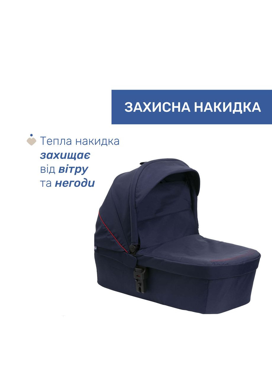 Коляска 2 в 1 Seety, синя (87097.79.01) Chicco (341321550)