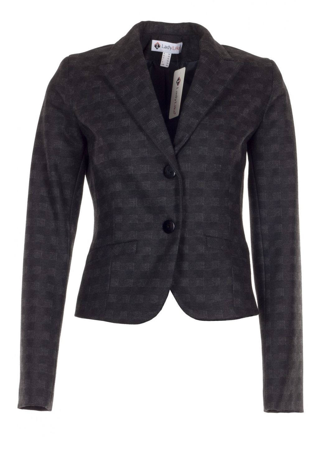Жіночий приталений жакет в клітинку (ll16764491) LadyLike (333341668)