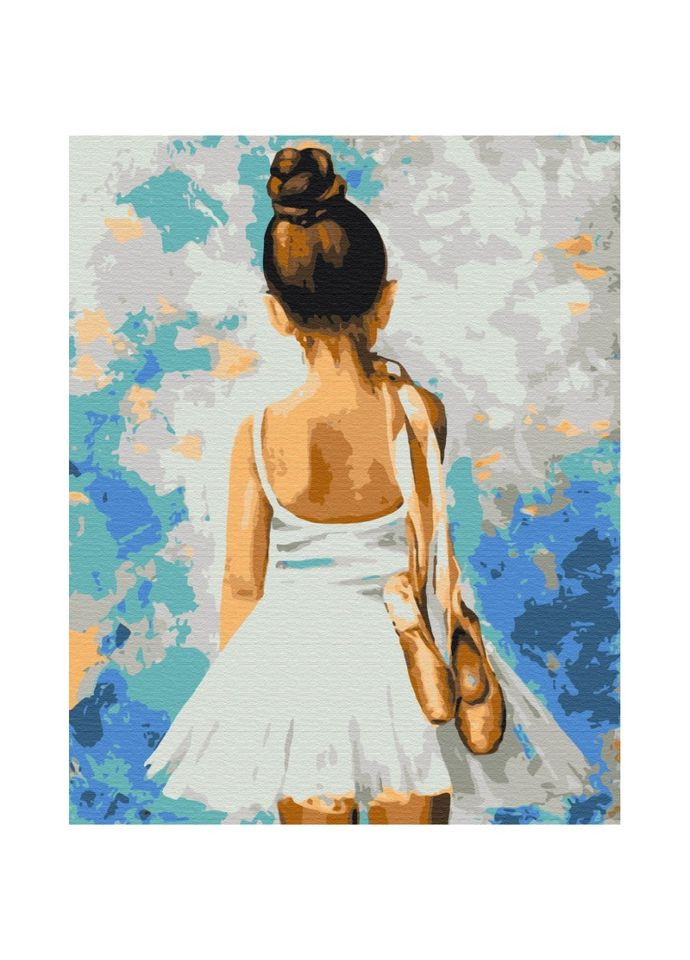 Картина по номерам "Мадемуазель с пуантами" BS28358 40х50 см Brushme (302365807)