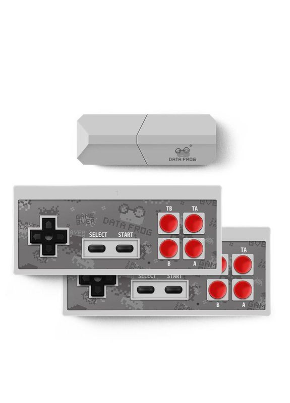 Игровая приставка Data Frog Dendy Y2 Pro AV - тюльпаны white/data frog No Brand (346496622)