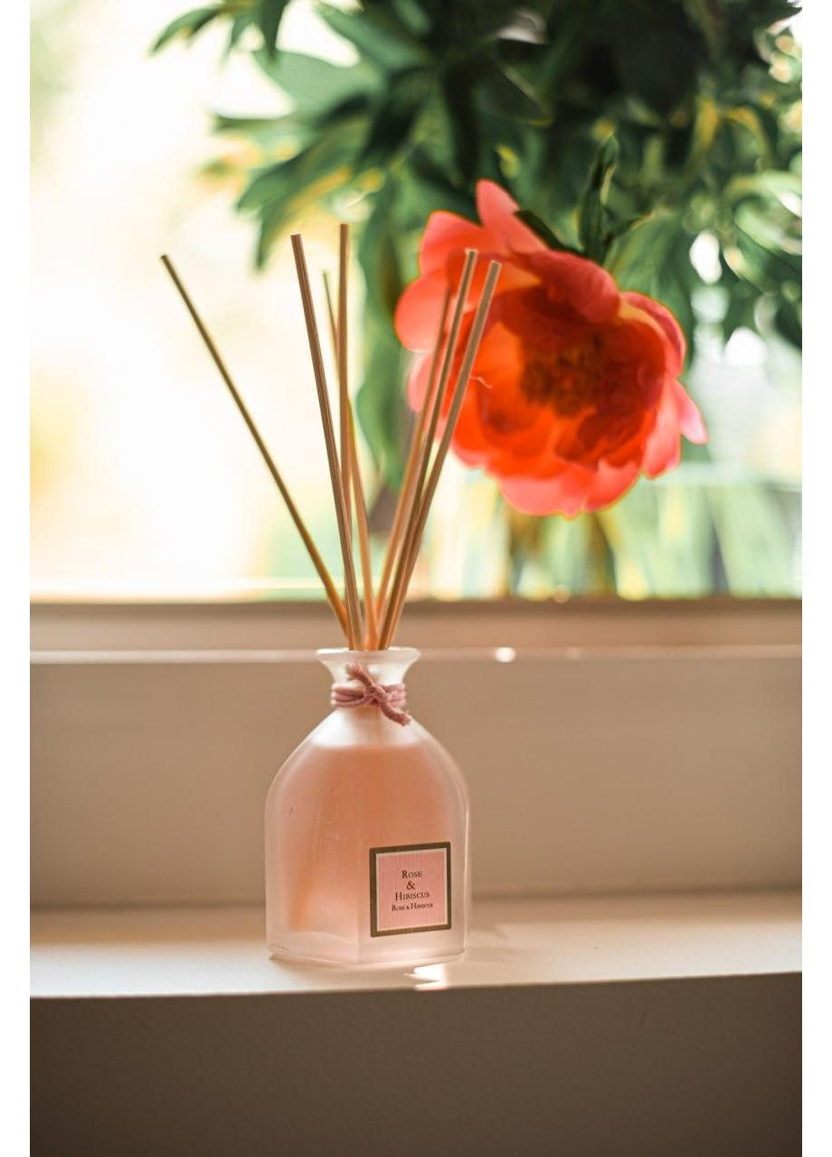 Ароматизатор для дома, Rose & Hibiscus (Роза и гибискус) аромадифузор, 100 мл Collines de Provence (370161972)