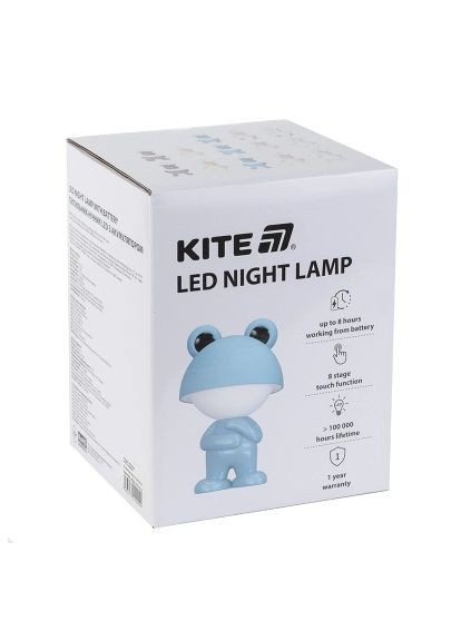 Нічник Світильник LED з акумулятором Dreamy Froggy, блакитний (K25-315-3-3) Kite Світильник LED з акумулятором Dreamy Froggy, блаки (367829957)