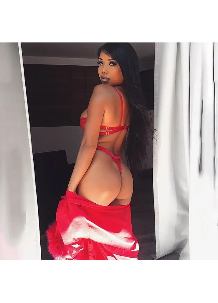 Червоний демісезонний сексуальний комплект нижньої жіночої білизни прозорий. сексуальна білизна жіноча базова для секса і інтима China