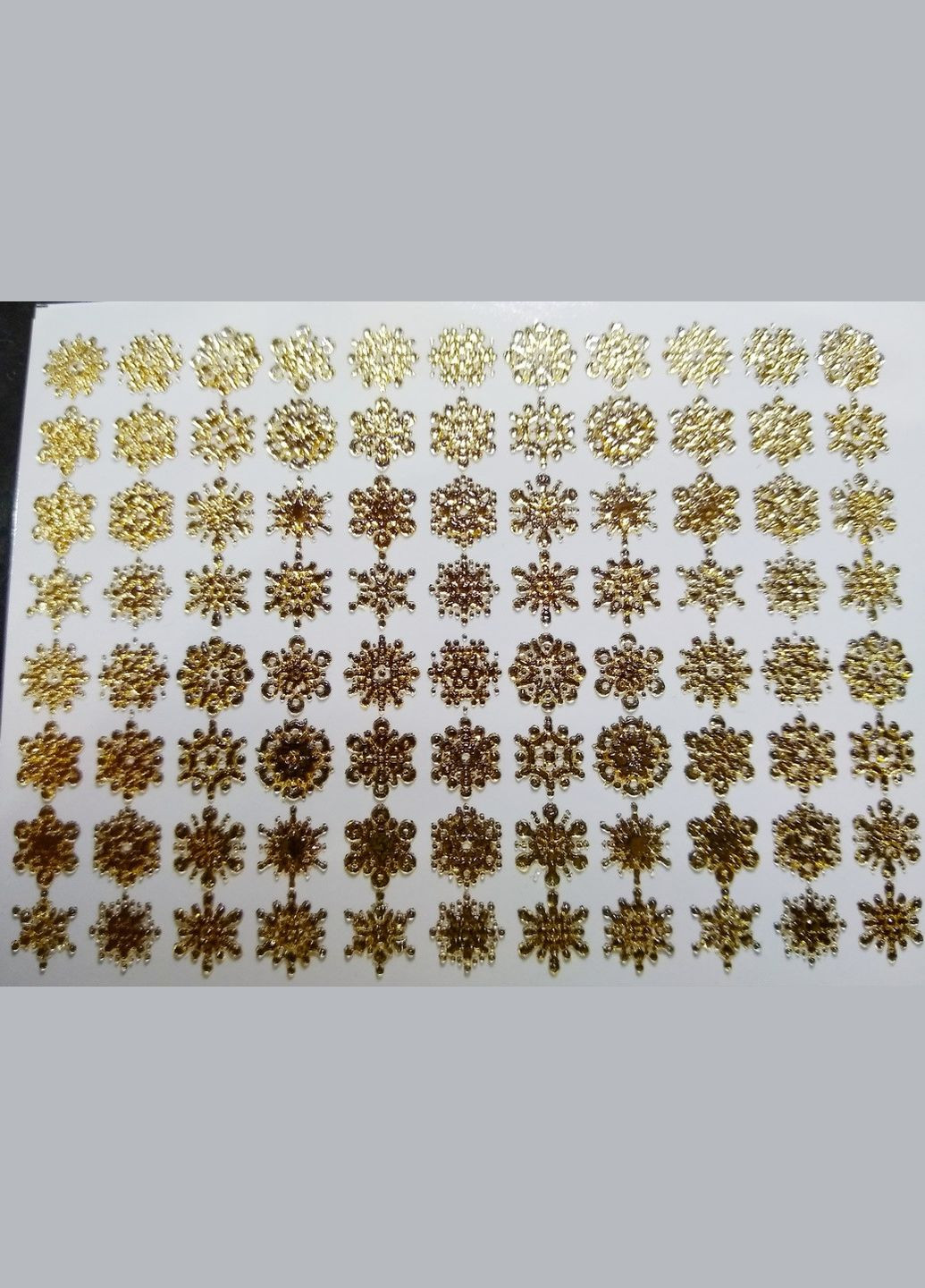 Слайдер 3D для дизайну на нігтях 088 Gold Winter Fashion Nails (299483758)