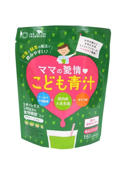 Аодзиру для детей с чаем матча Aojiru Tsuboichi (373038134)