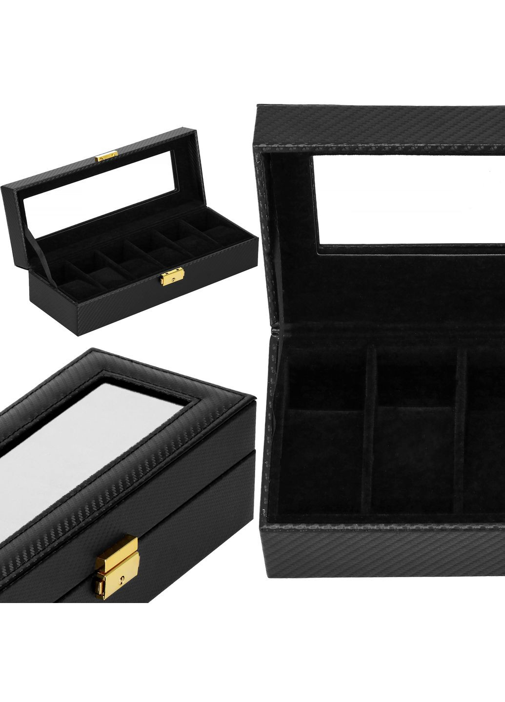 Скринька (органайзер) для зберігання годинників 30 x 11 x 8 см Springos ha1054 (290710152)