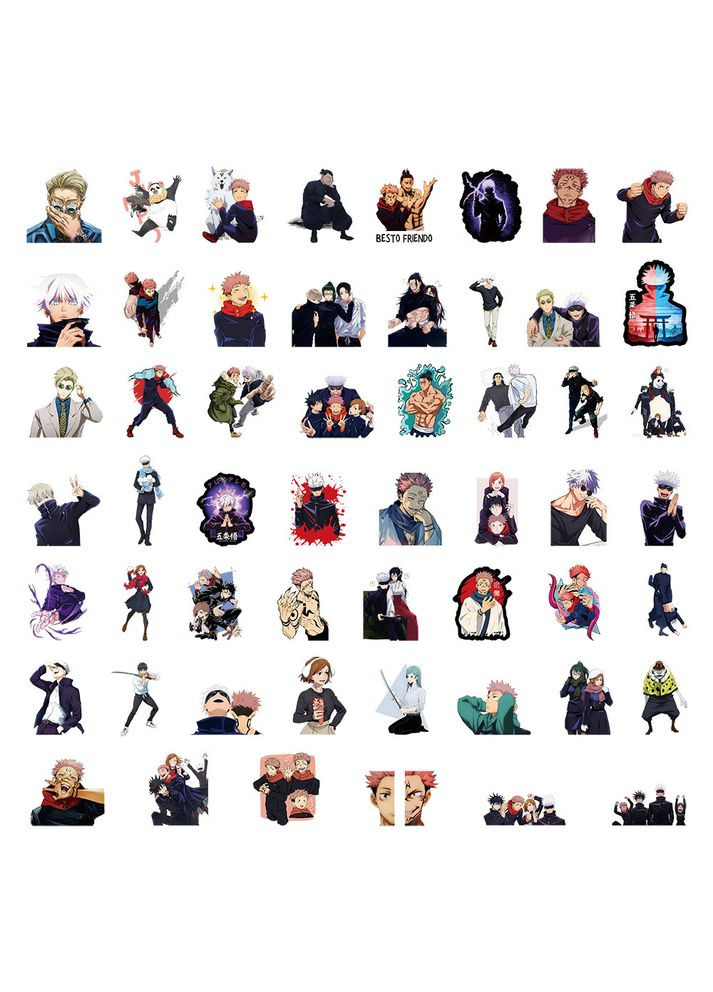 Стикеры Токийский Гуль Tokyo Ghoul манга аниме стикерпак наклейки набор наклейок 50 шт Shantou (332996873)