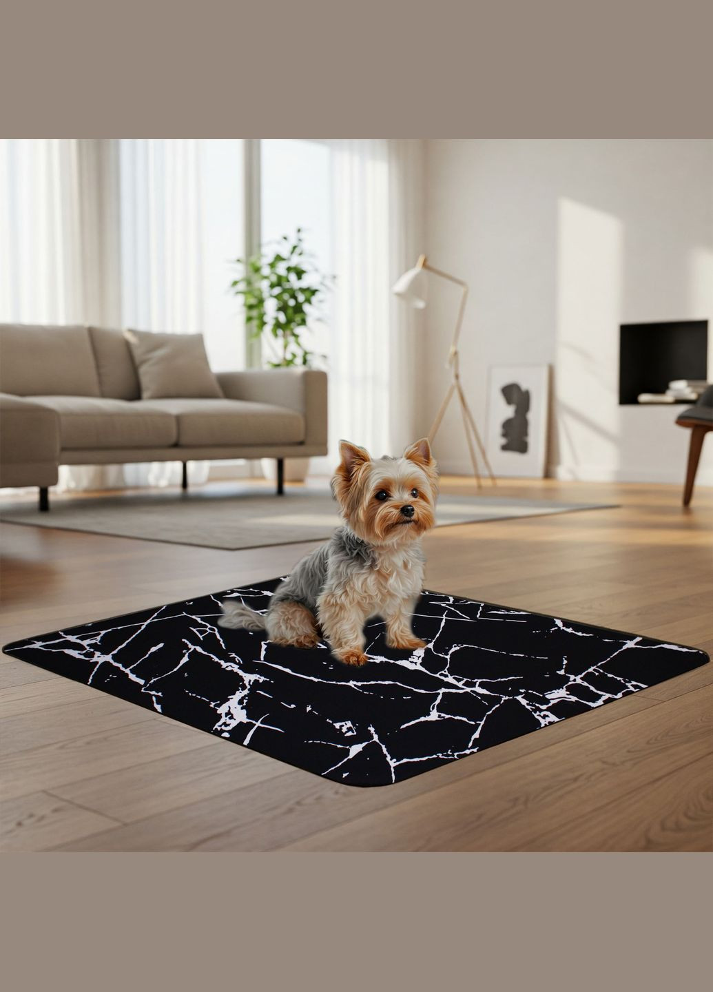 Багаторазова пелюшка 30х40 см туалет для собак поглинаюча, непромокаюча, антизапах (50040481) Giselle Багаторазова пелюшка для собак непромокаюча (341828524)