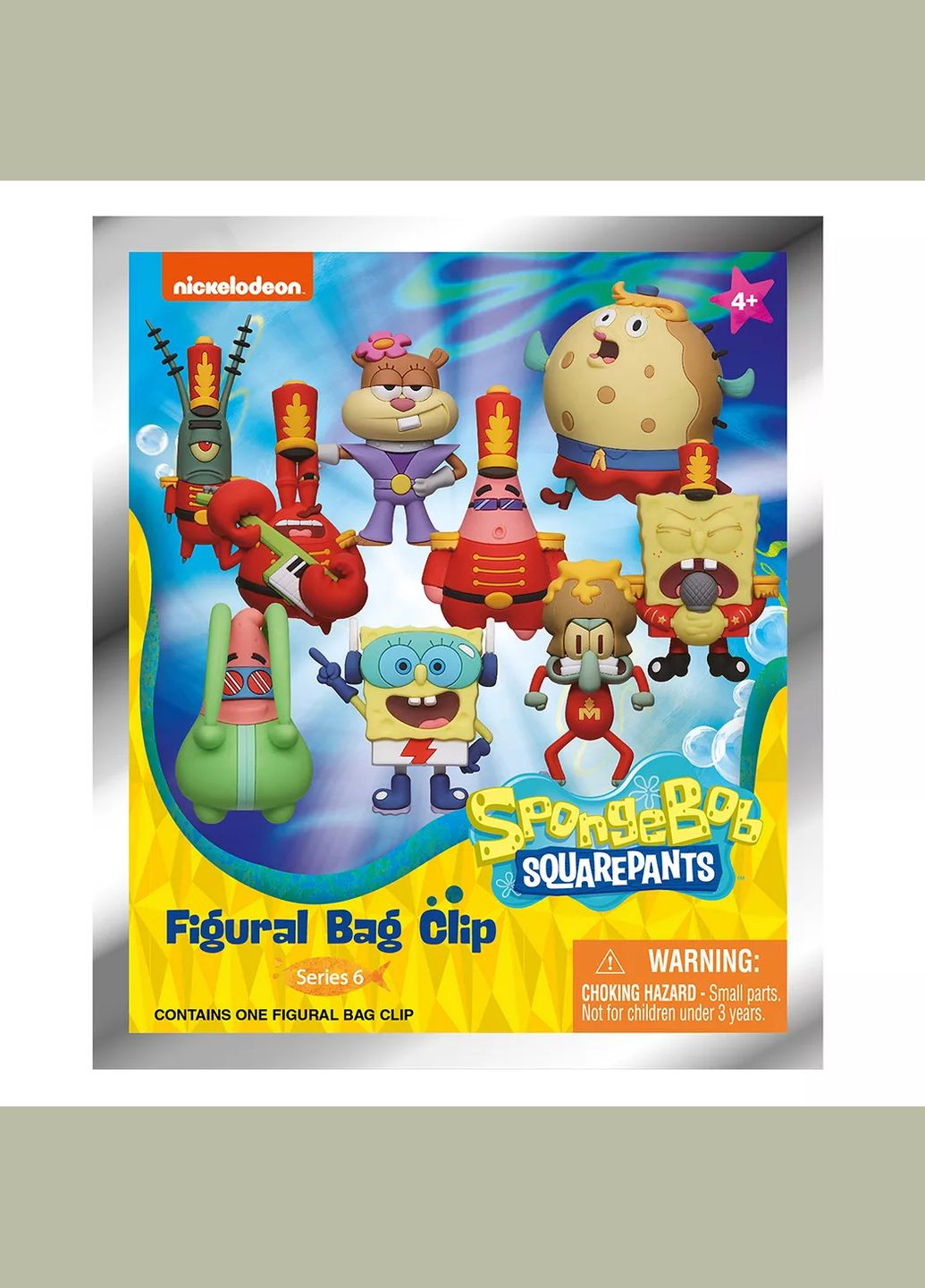 Фигурка-сюрприз на клипсе Губка Боб в ассортименте (63345) Monogram (342715986)