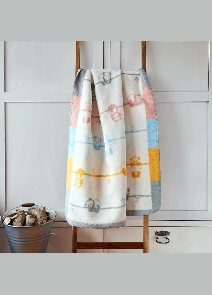 Плед дитячий бавовняний Papaella Baby - 90x120 Панда IDEIA (333819580)
